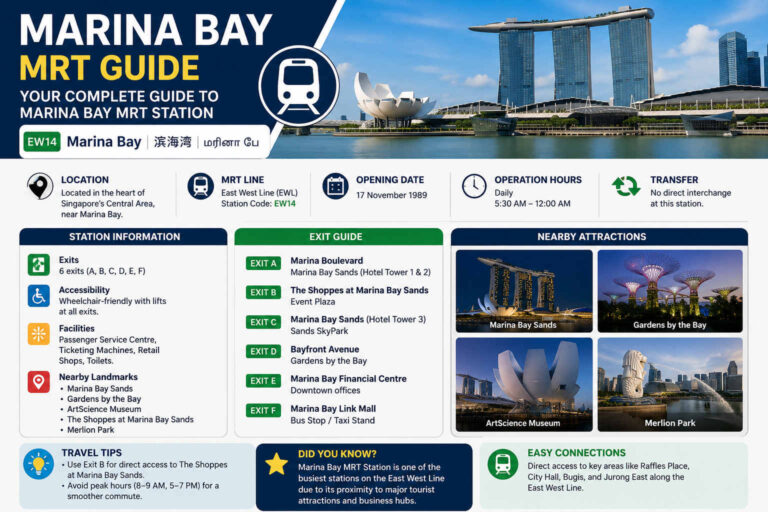 Marina Bay MRT Guide