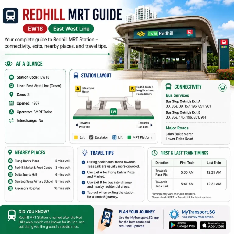 Redhill MRT Guide
