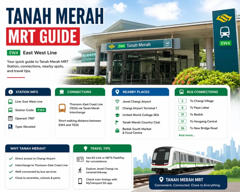 Tanah Merah MRT Guide
