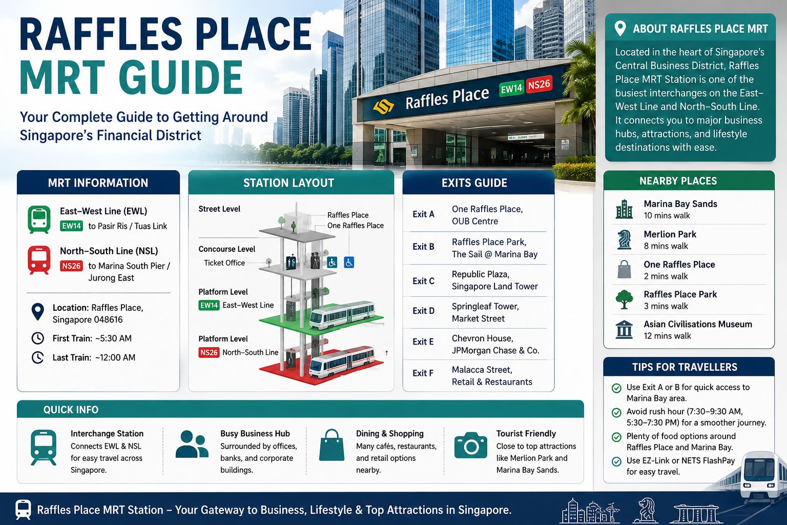 Raffles Place MRT Guide