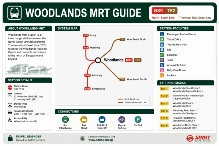 Woodlands MRT Guide