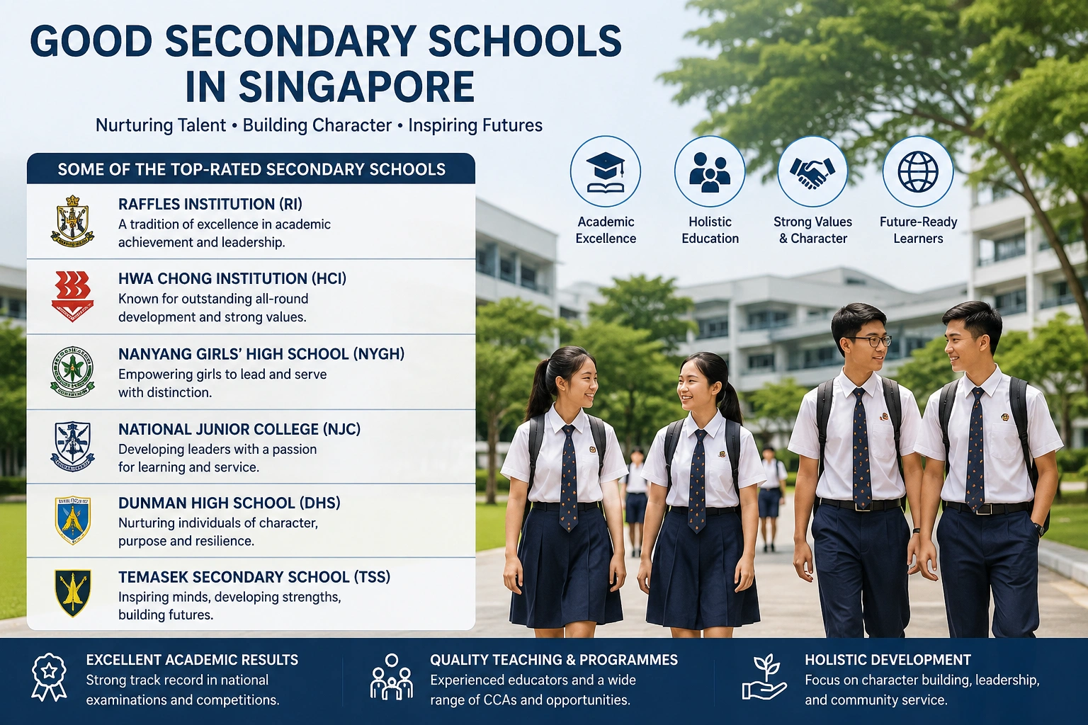 good secondary schools in singapore